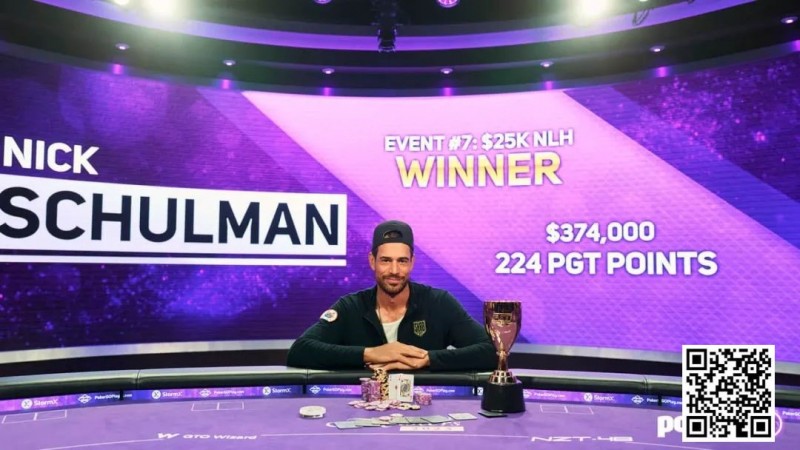 【EPCP扑克】简讯 | Nick Schulman赢得扑克大师赛第7场比赛，收获系列赛最大单笔奖金