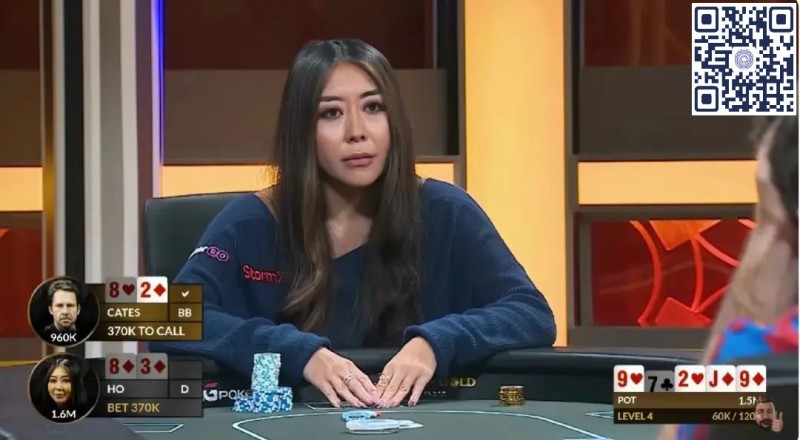 【EPCP扑克】牌局分析：Maria Ho在黄金游戏单挑对抗赛中对Jungleman的超级诈唬