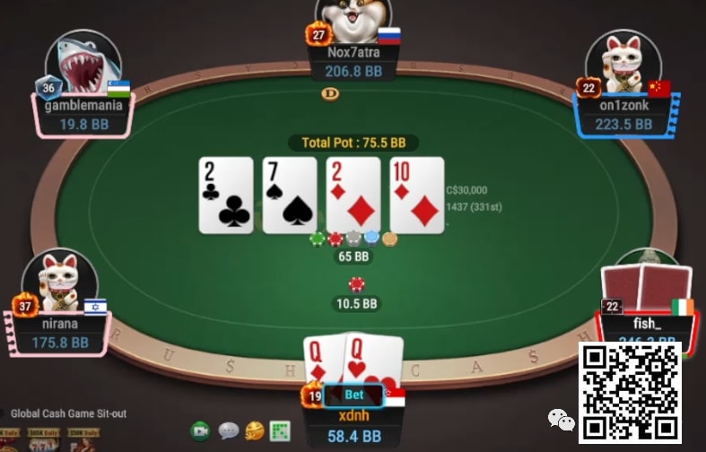 【EPCP扑克】牌局分析：AK能call这个超级小的block bet吗