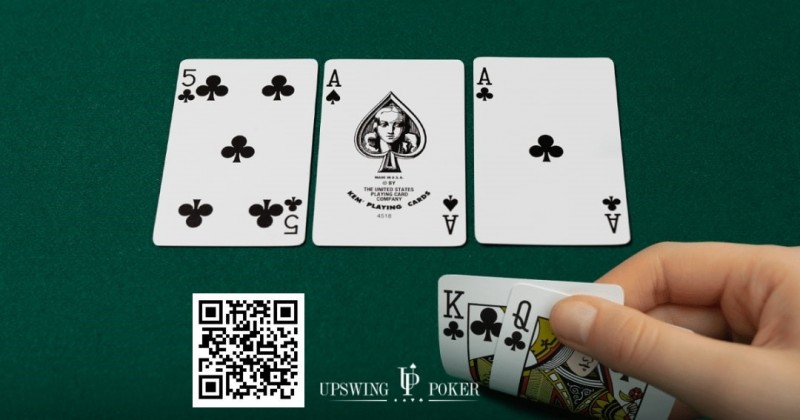 【EPCP扑克】玩法：牌面有A的话，对手拿着同花听牌的概率会有这点不同