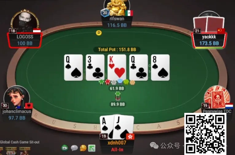 【EPCP扑克】牌局分析：绝命超池bluff